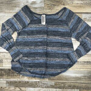 Womens S Free People Caroline Striped Knit Hacci Sweater